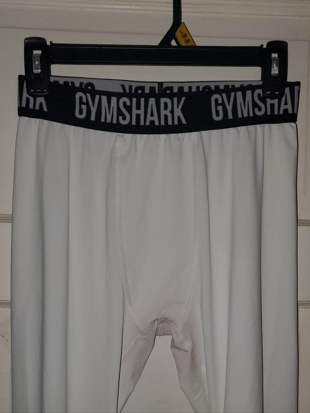 Gymshark White Base Layer Leggings Mens Size Large